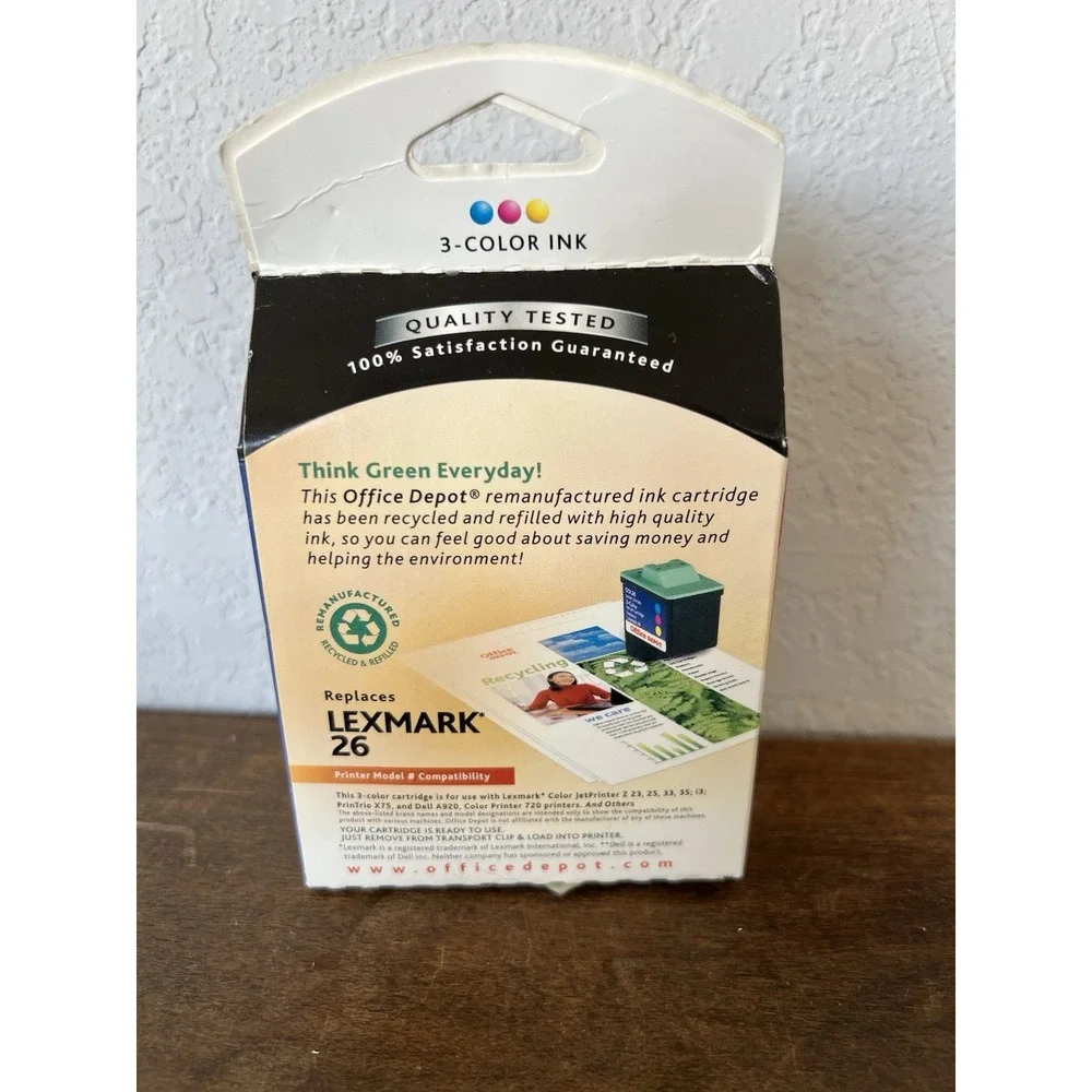 Office Depot Lexmark 26 Tri Color Ink Dell‎ T0530